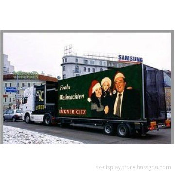 television Truck Mounted LED Screen P10 full color